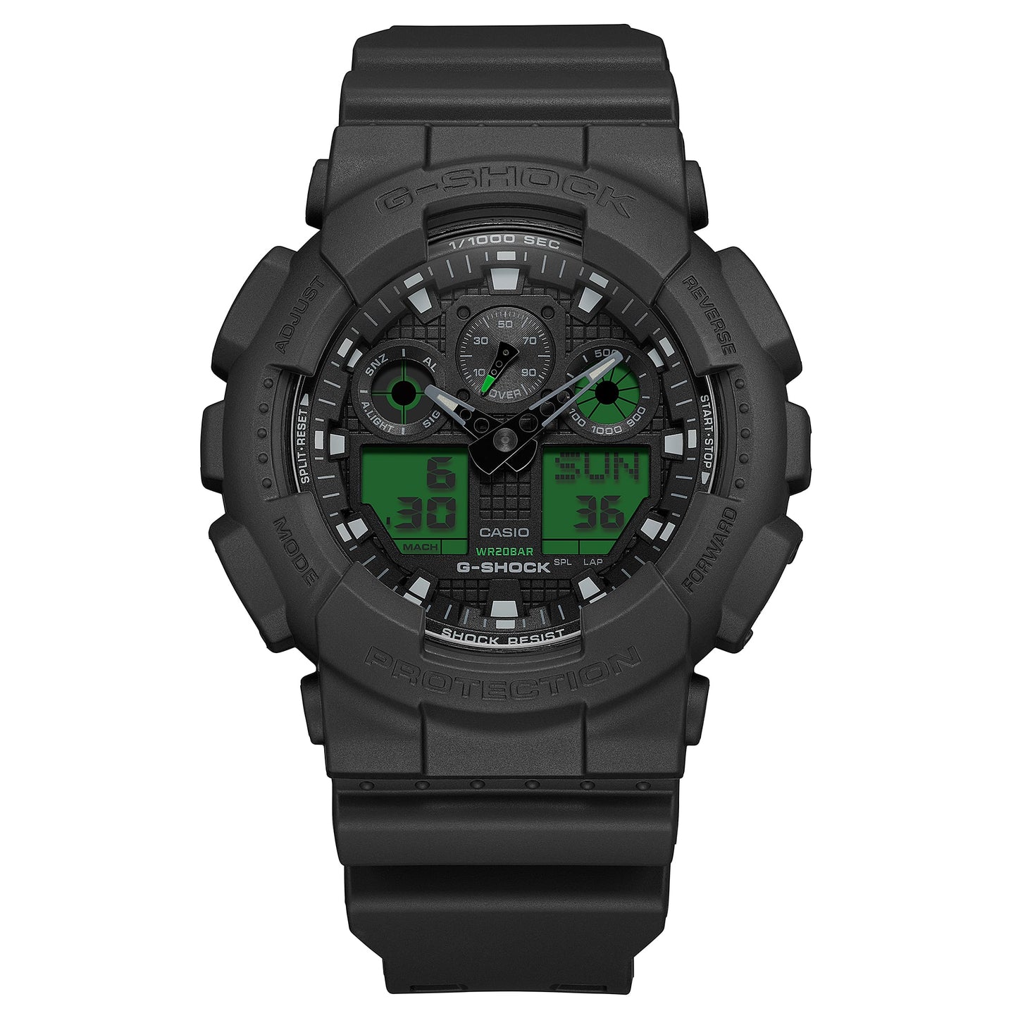 Casio GA100BEG-1A | G-SHOCK ANALOG-DIGITAL Black
