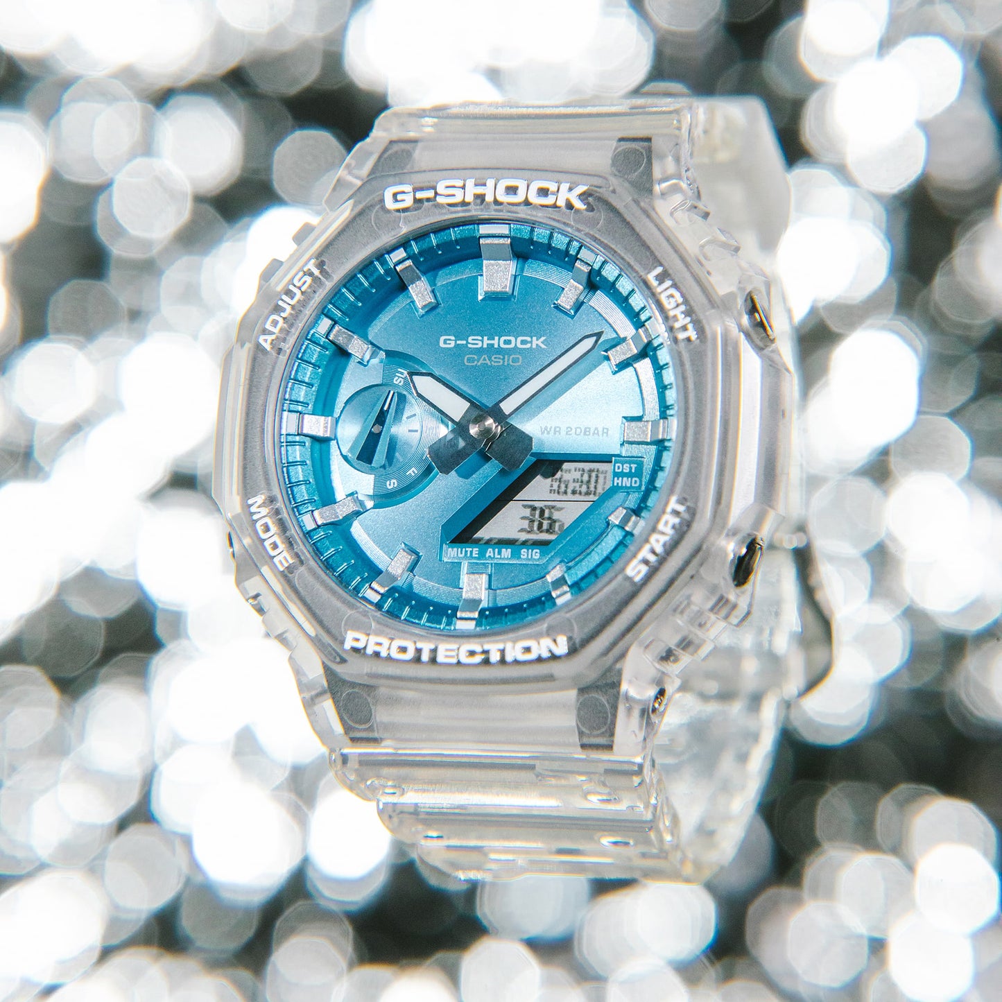Casio GA2100BM-7A2 | G-SHOCK ANALOG-DIGITAL Transparent color