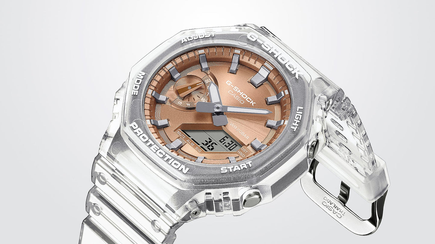 Casio GA2100BM-7A5 | G-SHOCK ANALOG-DIGITAL Transparent color
