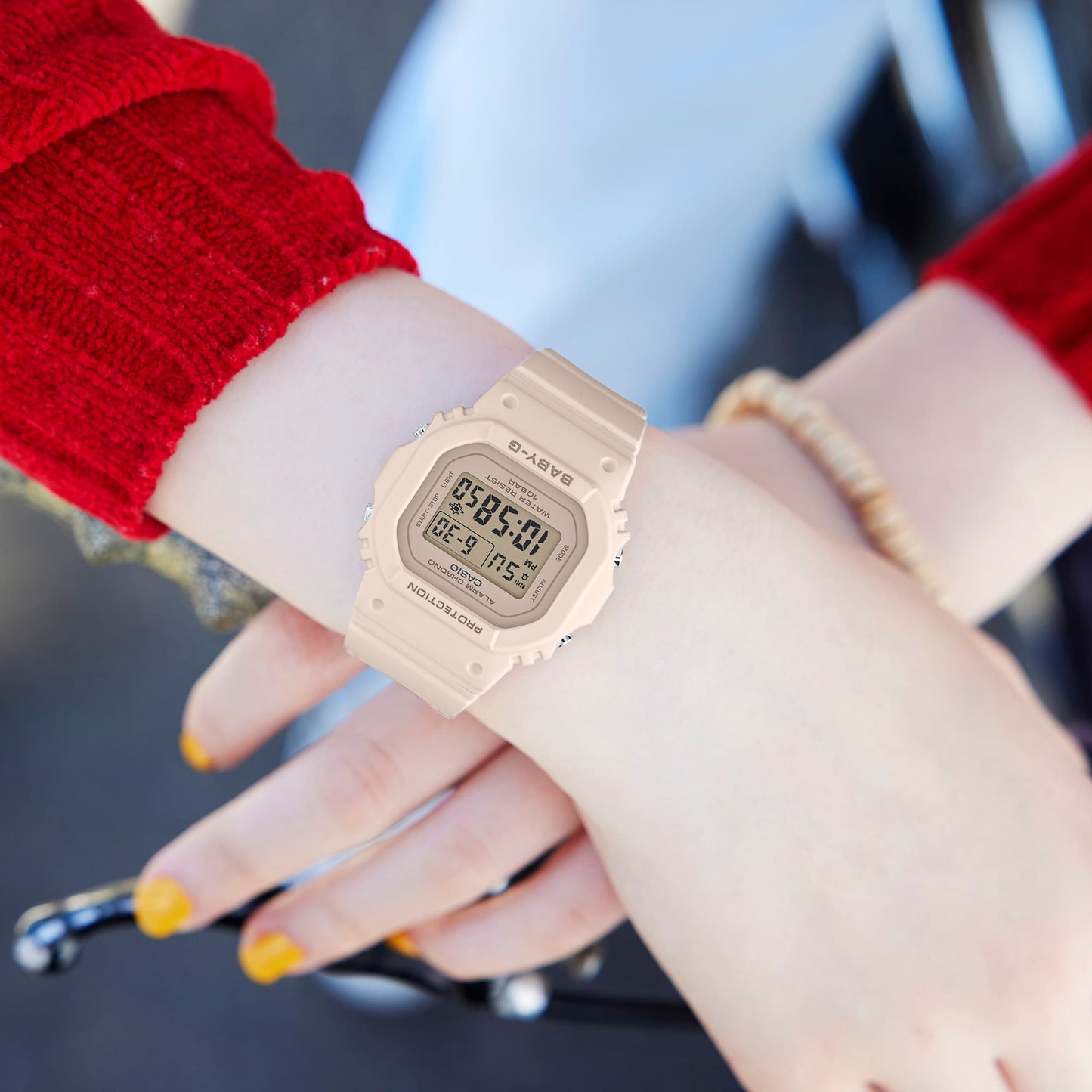 Casio BGD565-4 | BABY-G Women's Beige Pink Watch