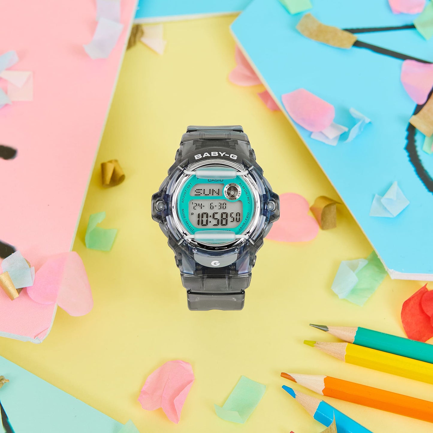 Casio BG169R-8B | BABY-G Women's Clear Grey Watch