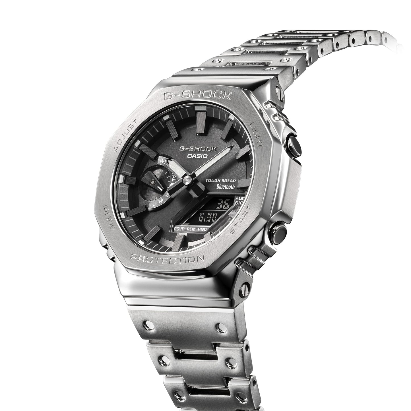 Casio GMB2100D-1A | Silver Full-Metal Watch | Casio G-SHOCK