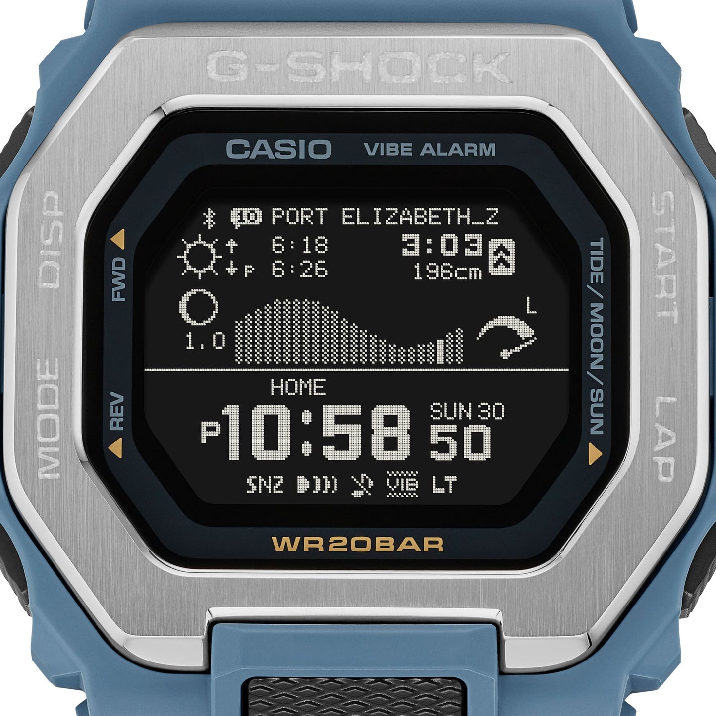 Casio GBX100-2A | G-SHOCK G-LIDE Silver