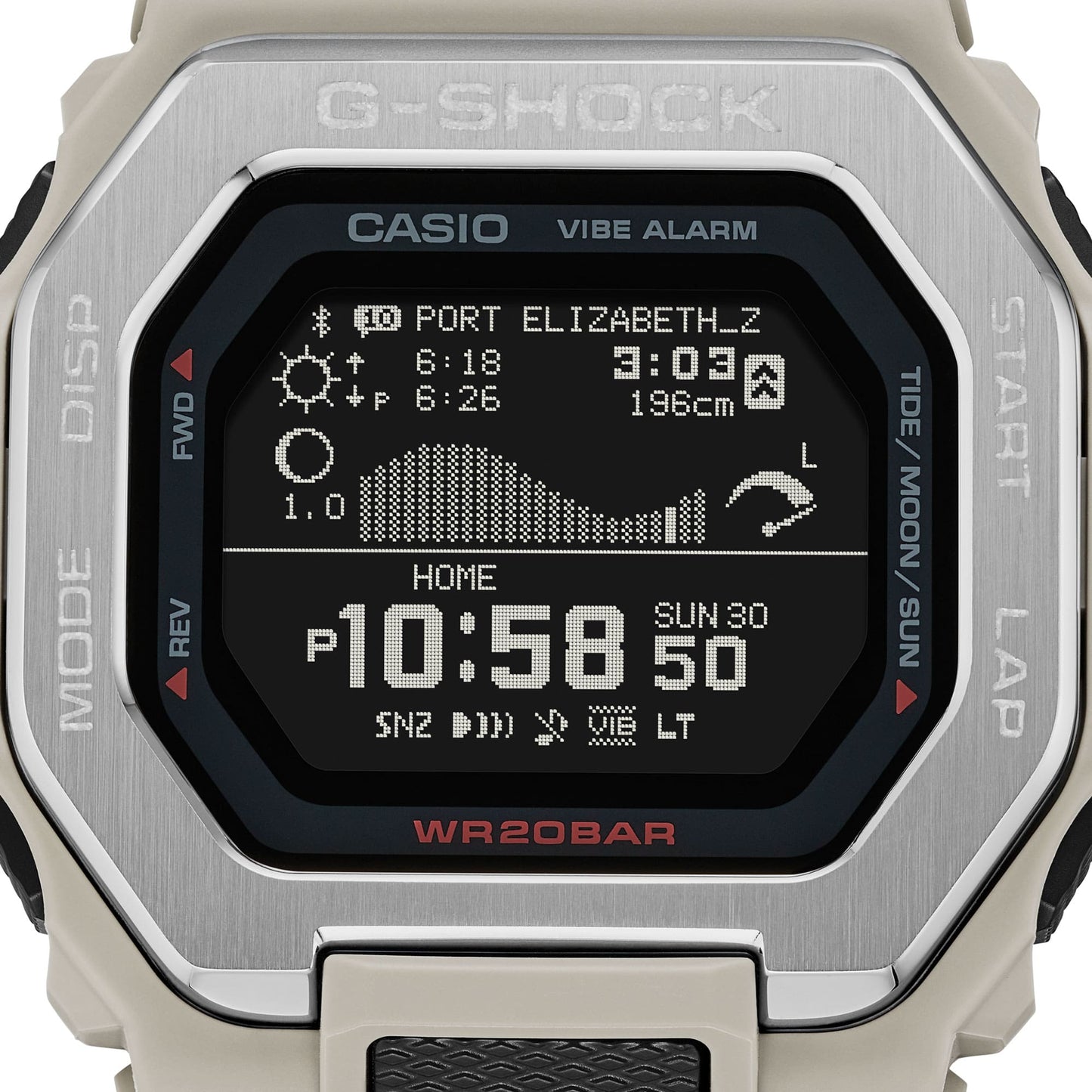 Casio GBX100-8 | G-SHOCK G-LIDE Silver