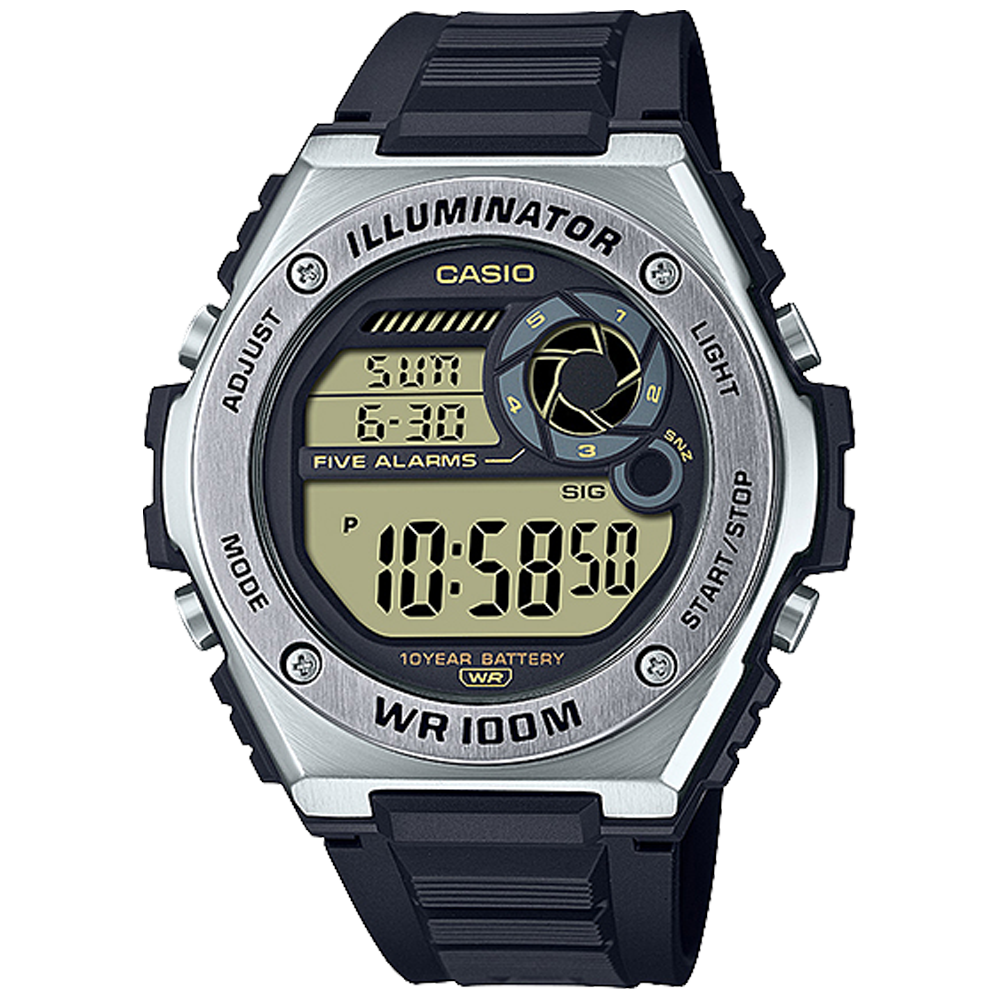 Casio MWD100H-9AV | Silver Digital Watch