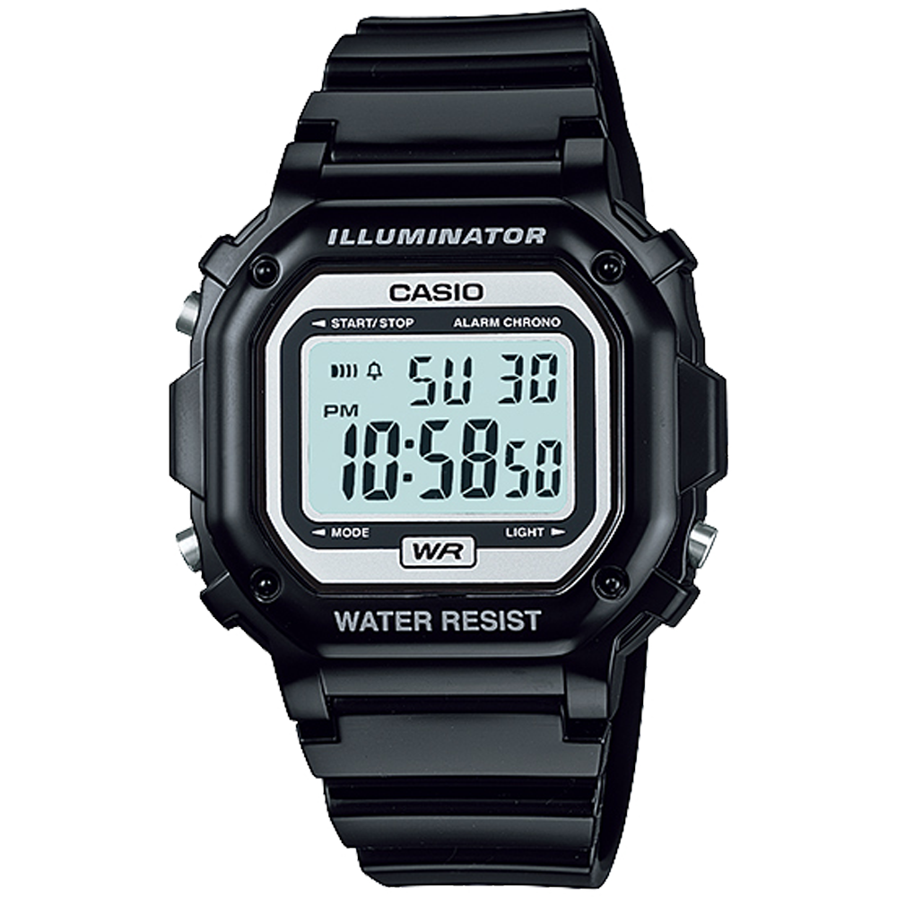 Casio F108WHC-1A | Black Digital Watch