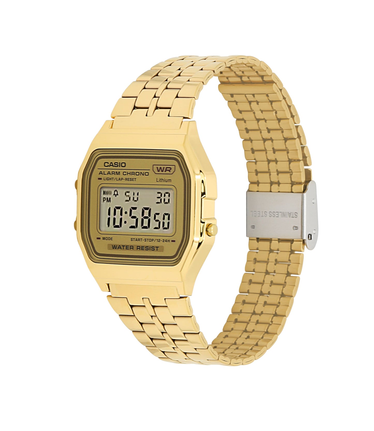 Casio A158WETG-9AVT | Vintage All Gold Metal Watch