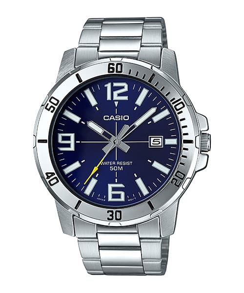 Casio MTPVD01D-2BV | Silver Analog Watch