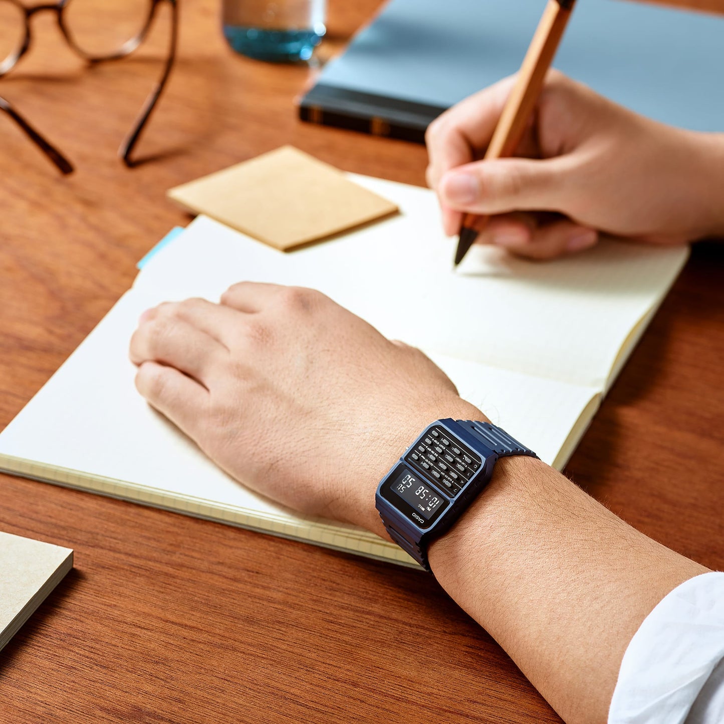 Casio CA53WF-2B | Navy Blue Data Bank Watch