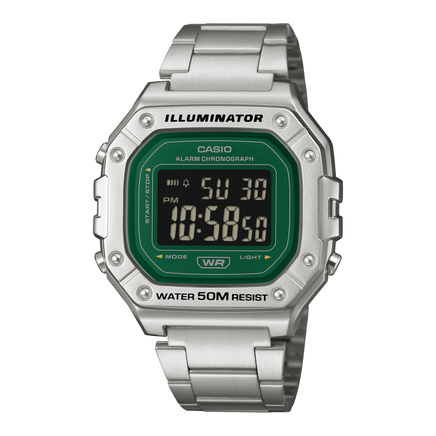 Casio W218HD-3AV Silver