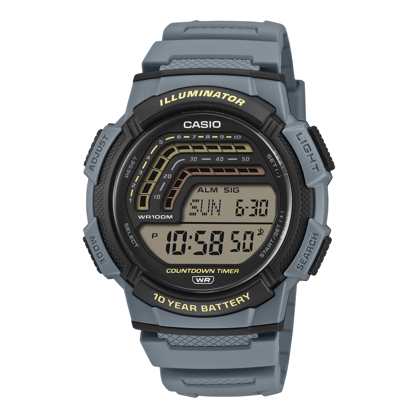 Casio WS1800-2AV Blue, Light blue