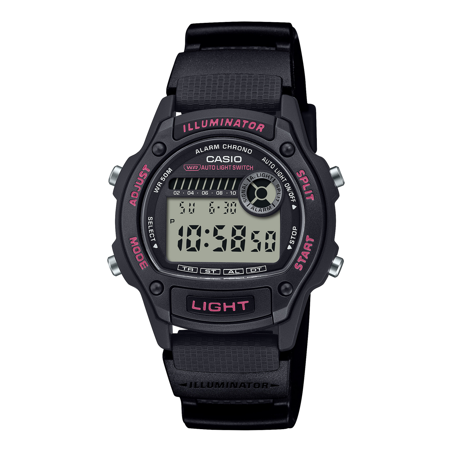 Casio W220H-1A2V Black