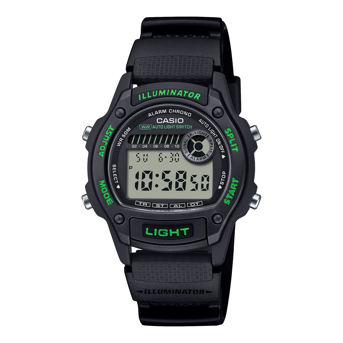 Casio W220H-1A3V Black