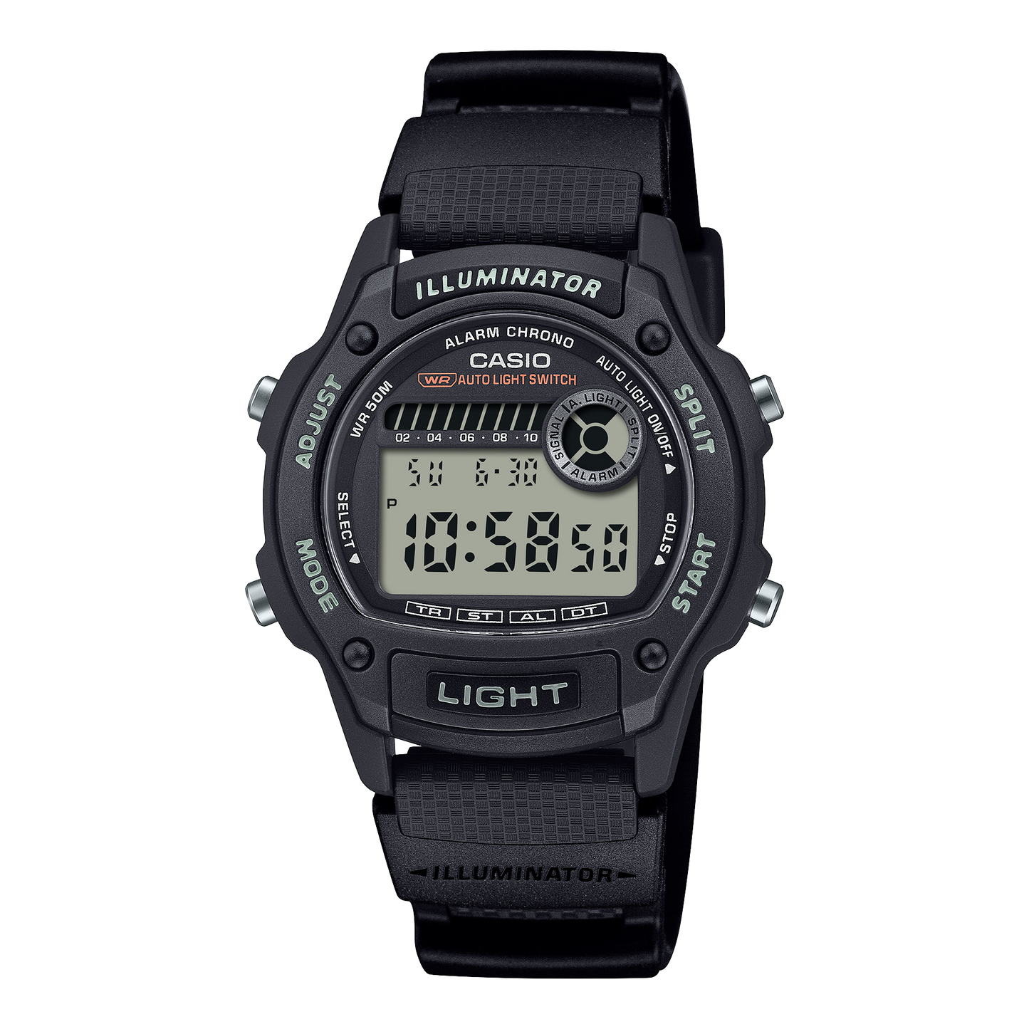 Casio W220H-1AV Black