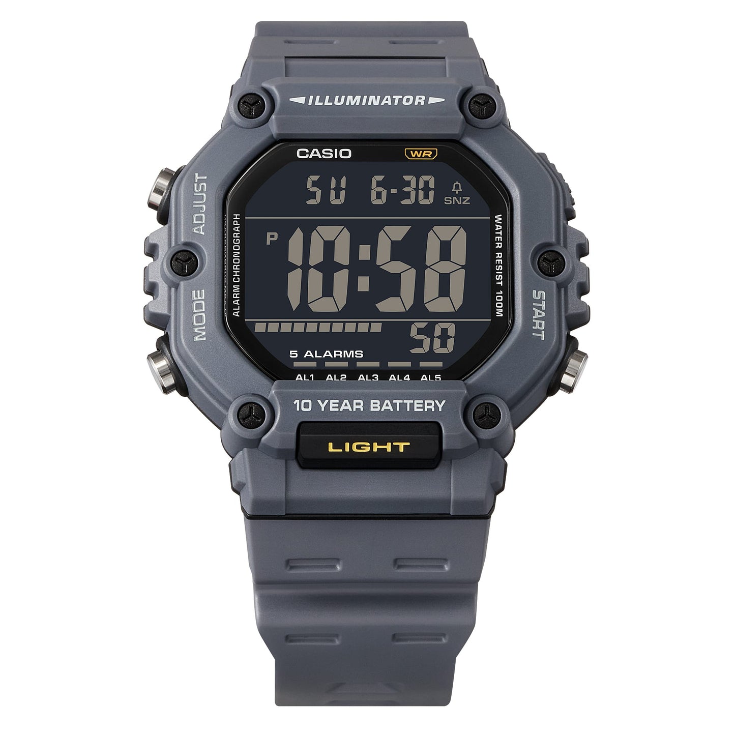Casio AE1600H-8BV | Digital Gray
