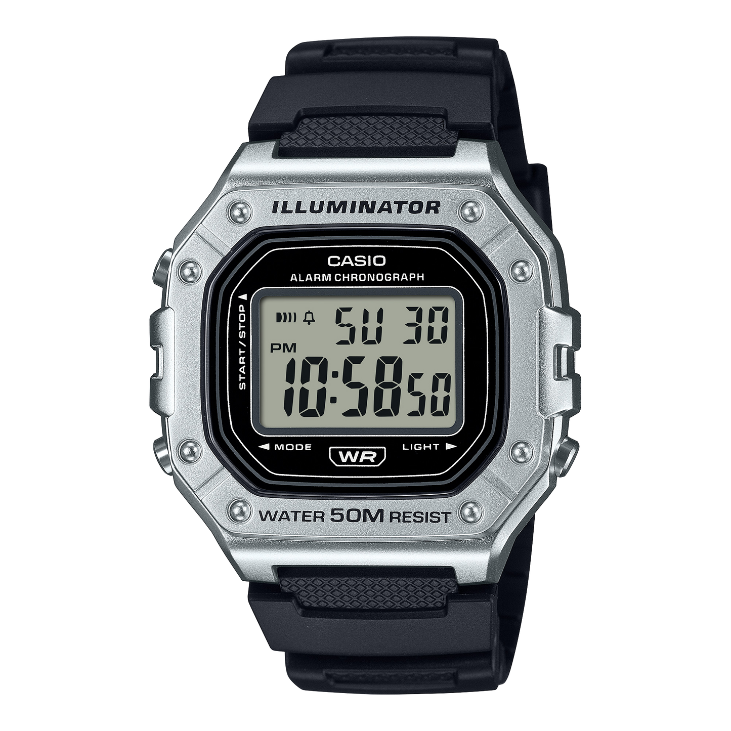 Casio W218HM-7AV Silver