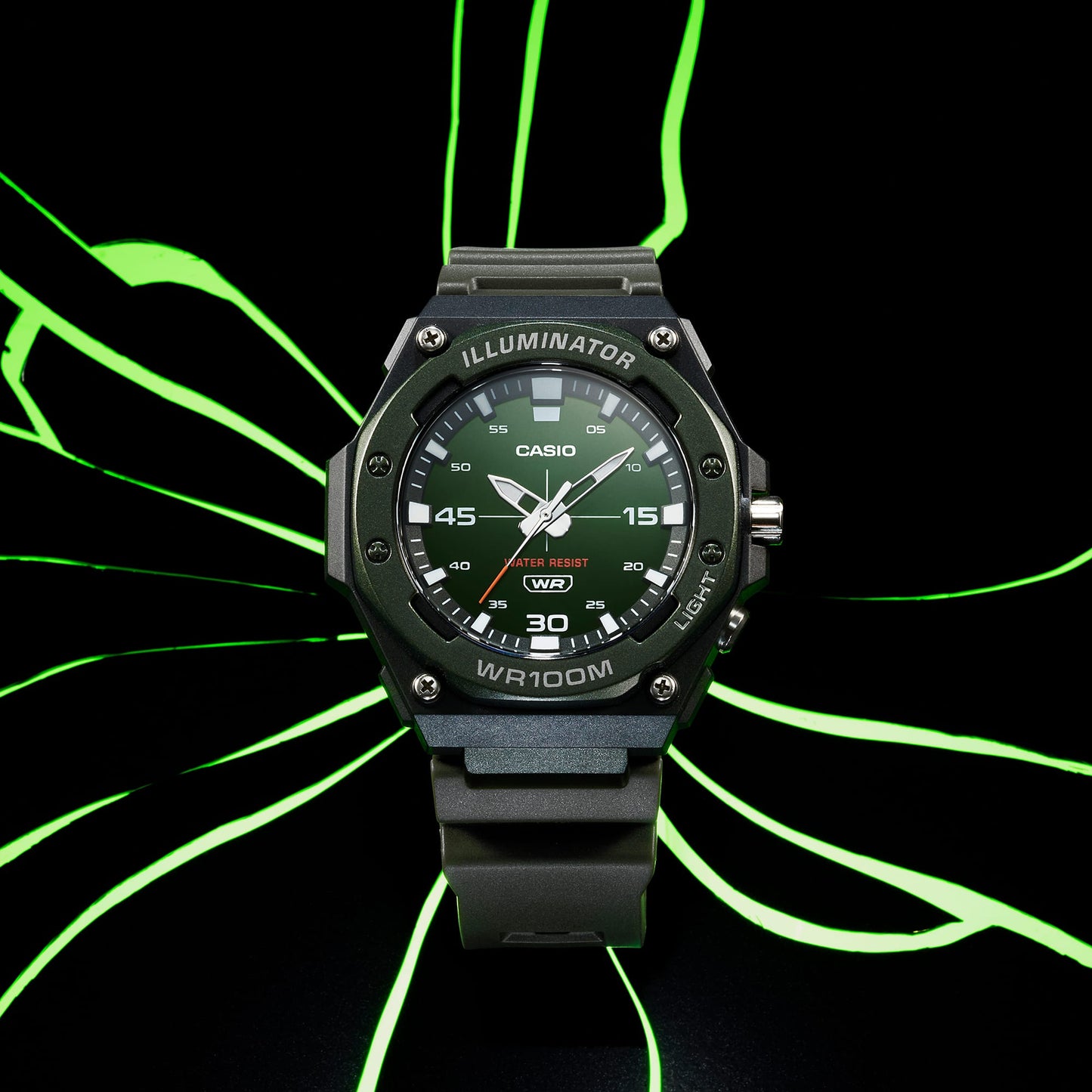 Casio MW620H-3AV Green