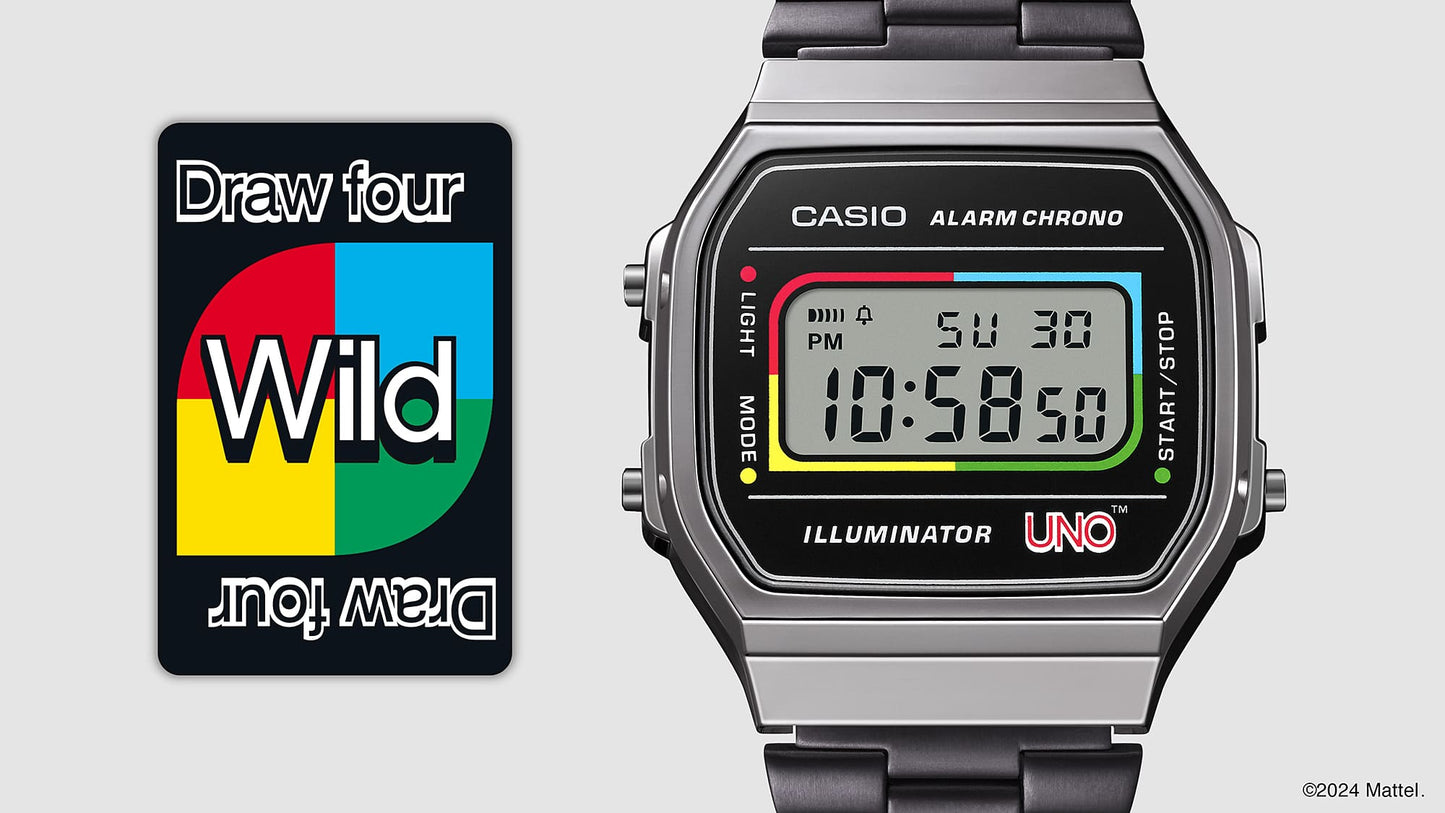 Casio A168WEUC-1A VINTAGE Black
