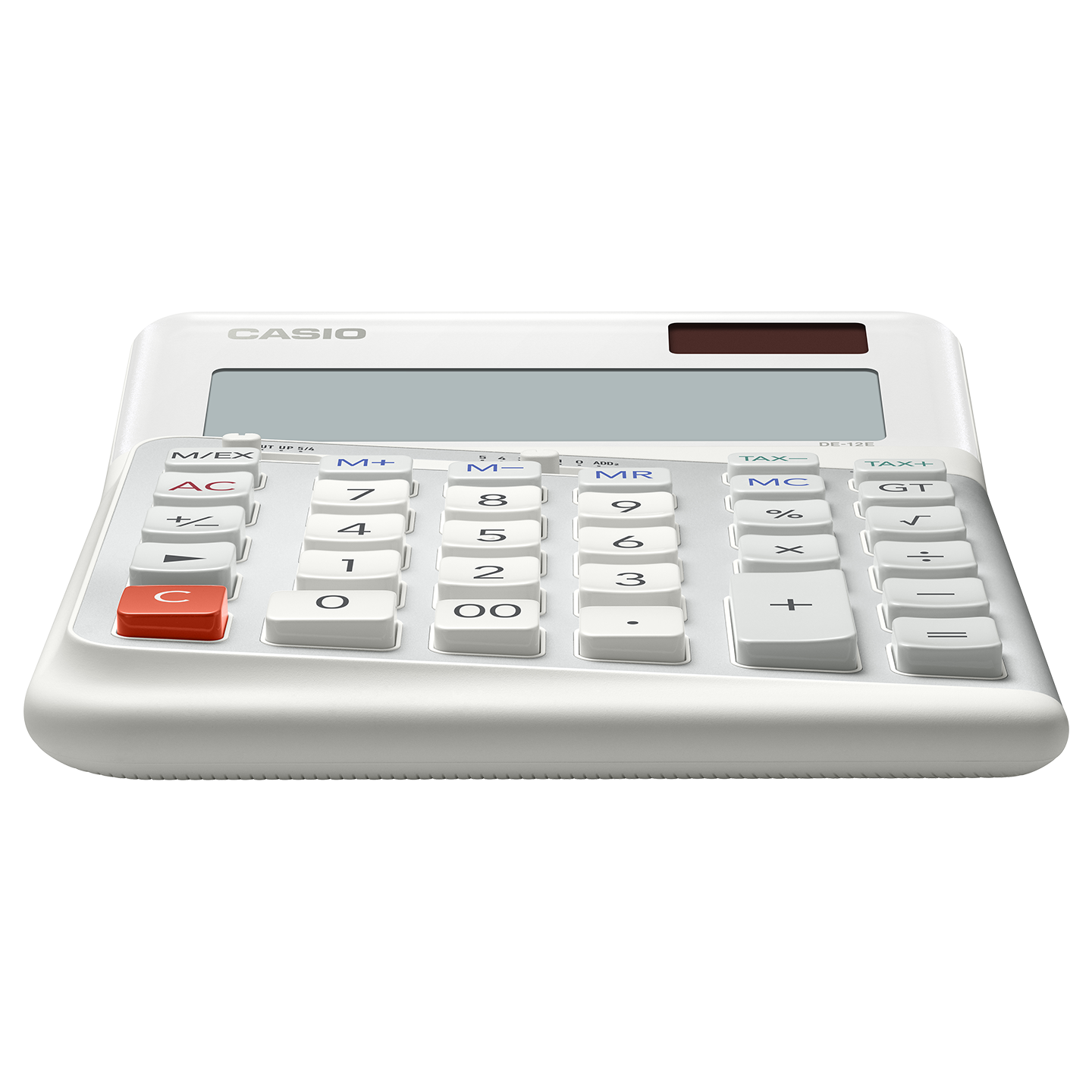 Casio DE-12E-WE Ergonomic Desktop Calculator