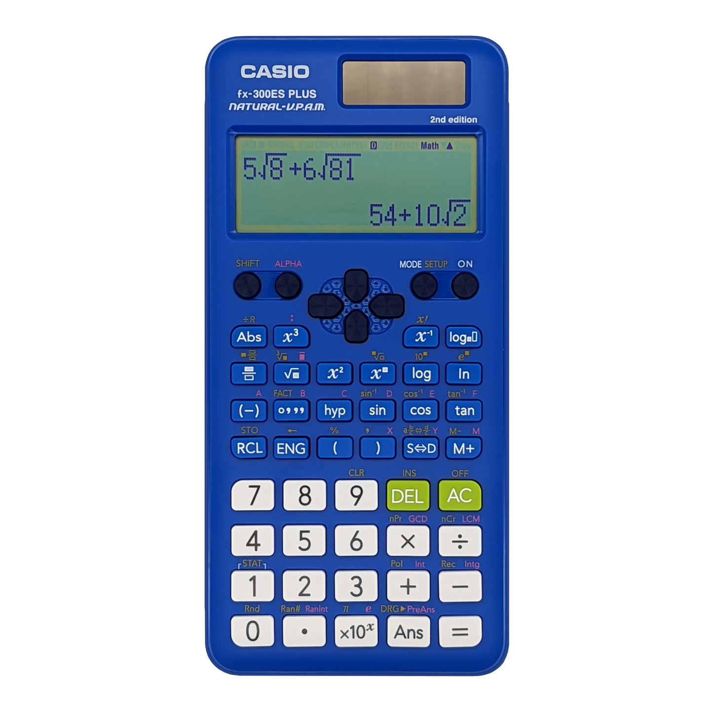 Casio fx-300ES PLUS 2nd Edition Blue | Blue Scientific Calculator
