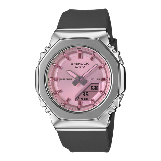 Casio GMS2110SR-1A | G-SHOCK ANALOG-DIGITAL Silver