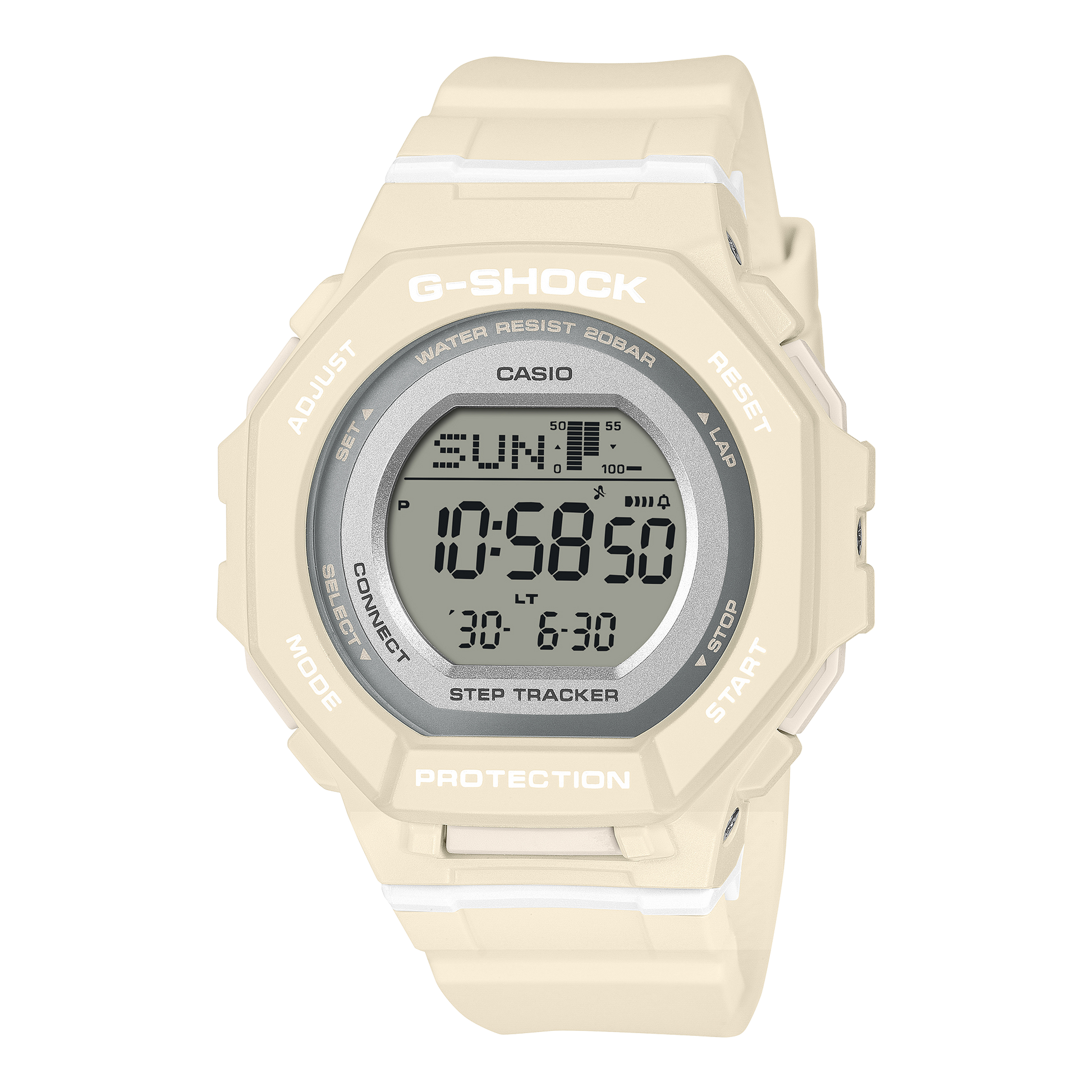 Casio GMDB300-7 | G-SHOCK DIGITAL White