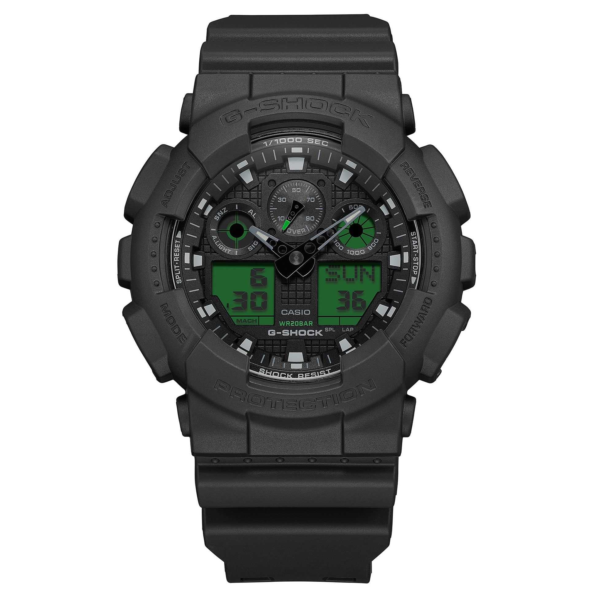 Casio GA100BEG-1A | G-SHOCK ANALOG-DIGITAL Black