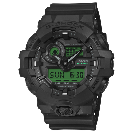 Casio GA700BEG-1A | G-SHOCK ANALOG-DIGITAL Black
