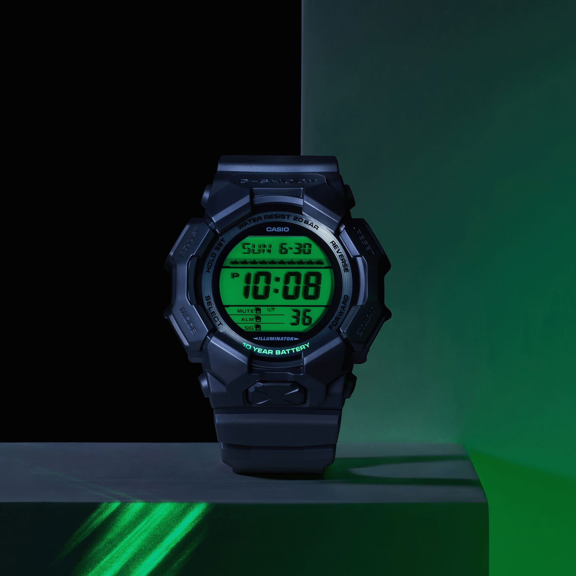 Casio GD010BEG-1 | G-SHOCK DIGITAL Black