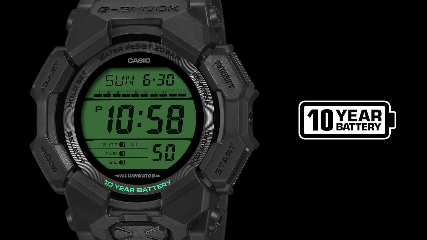 Casio GD010BEG-1 | G-SHOCK DIGITAL Black