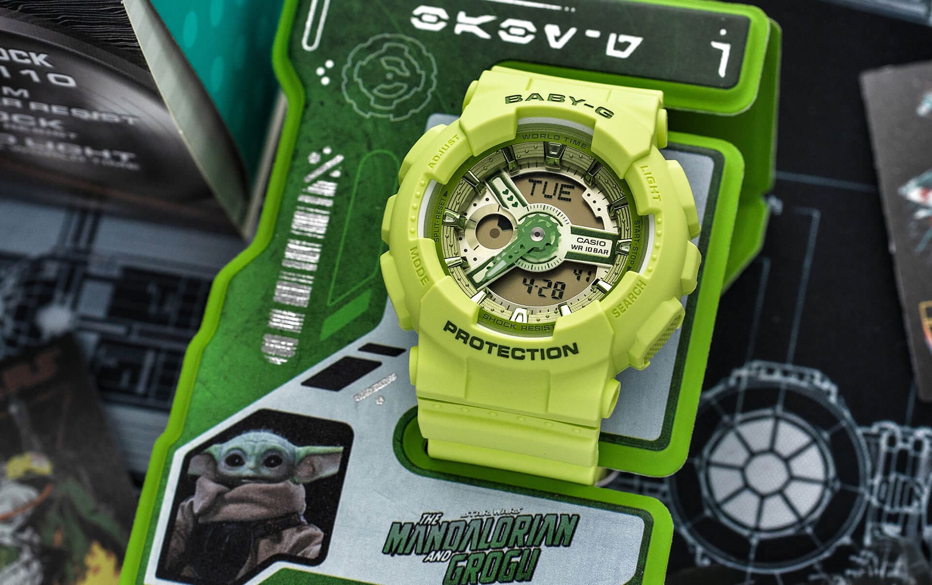 Casio BA110YK-3ASW | BABY-G ANALOG DIGITAL Green