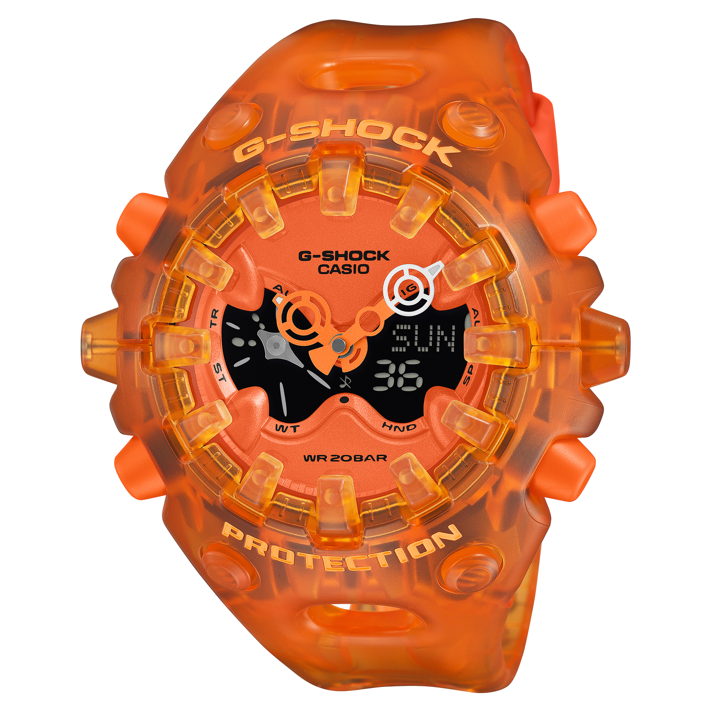 Casio GAV01SKE-4A | G-SHOCK ANALOG-DIGITAL Orange