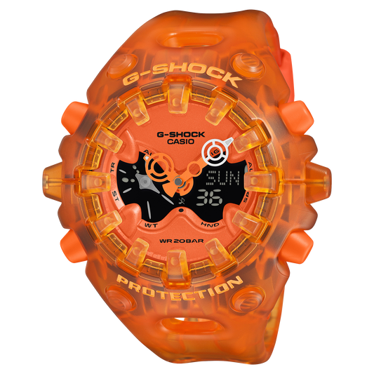Casio GAV01SKE-4A | G-SHOCK ANALOG-DIGITAL Orange