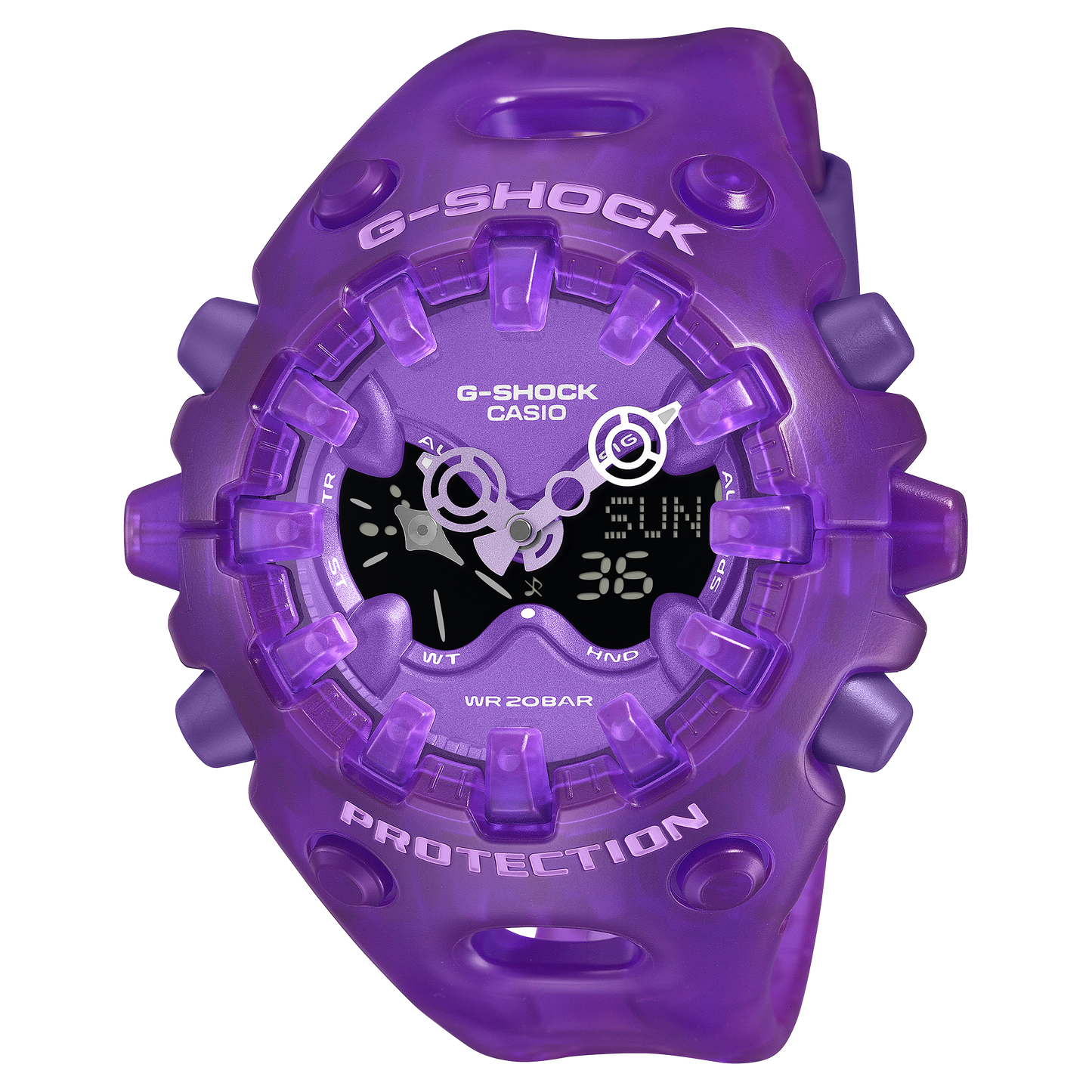 Casio GAV01SKE-6A | G-SHOCK ANALOG-DIGITAL Purple