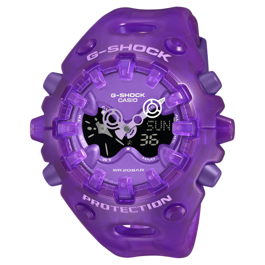 Casio GAV01SKE-6A | G-SHOCK ANALOG-DIGITAL Purple