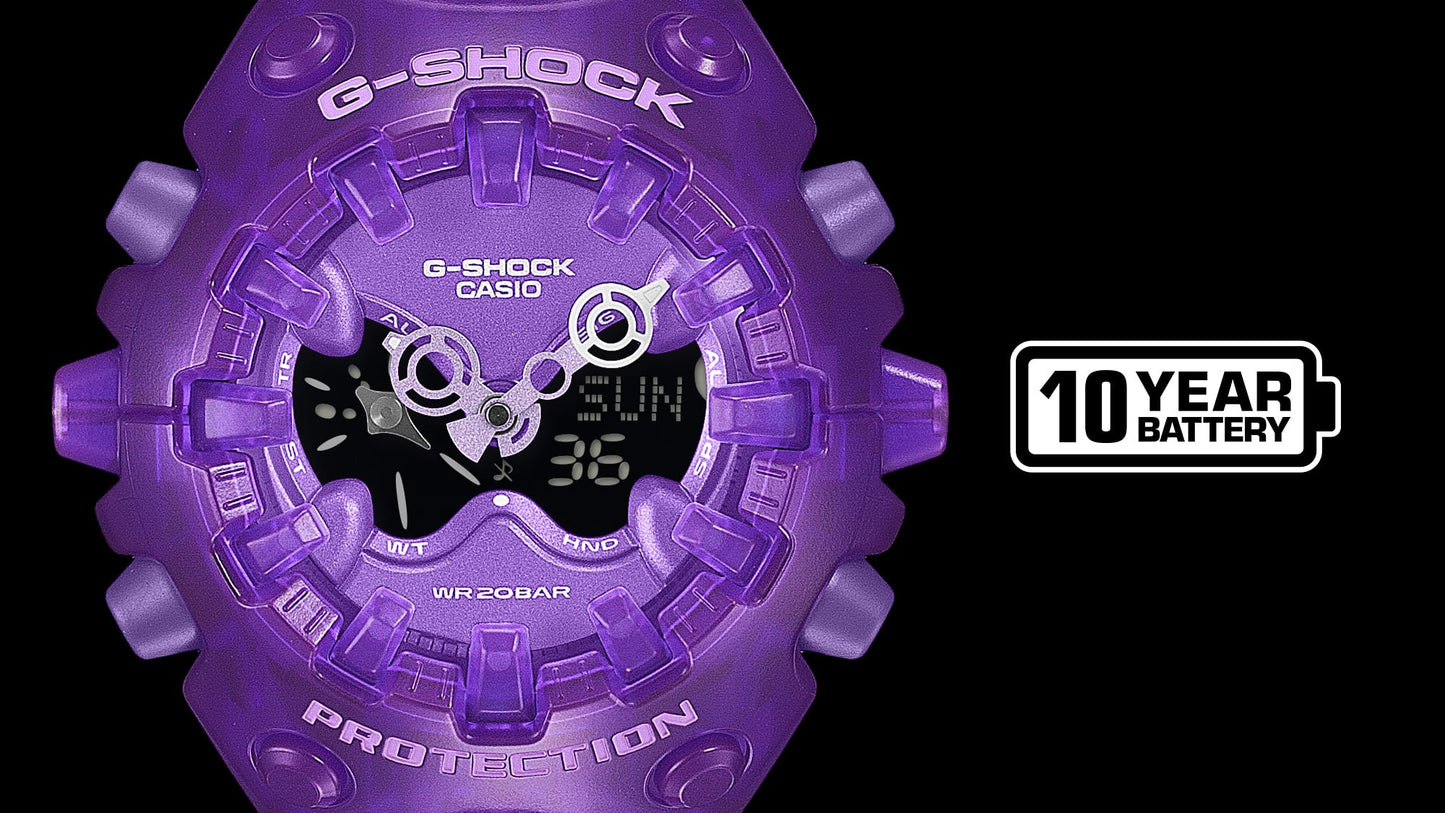 Casio GAV01SKE-6A | G-SHOCK ANALOG-DIGITAL Purple