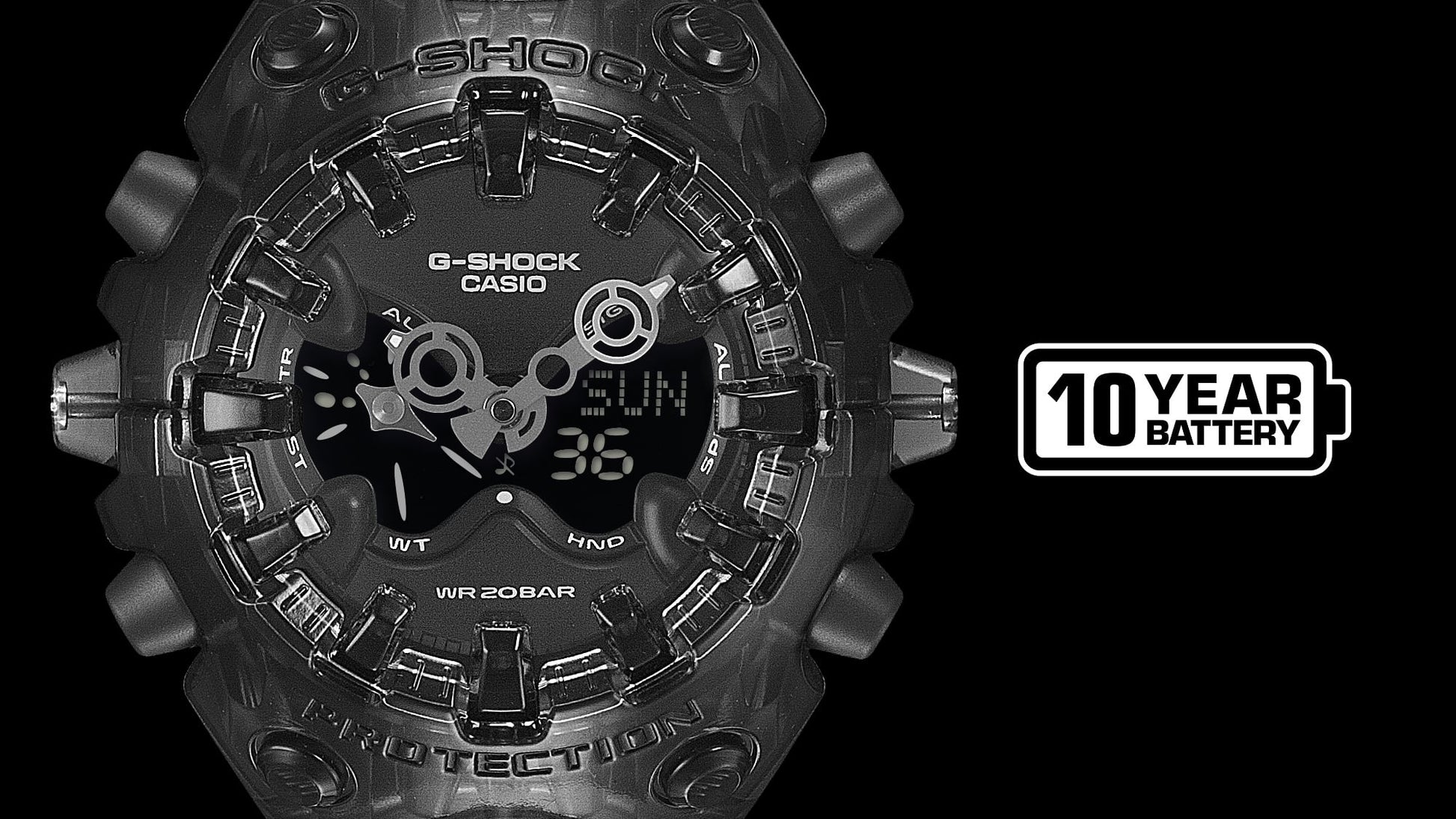 Casio GAV01SKE-8A | G-SHOCK ANALOG-DIGITAL Gray