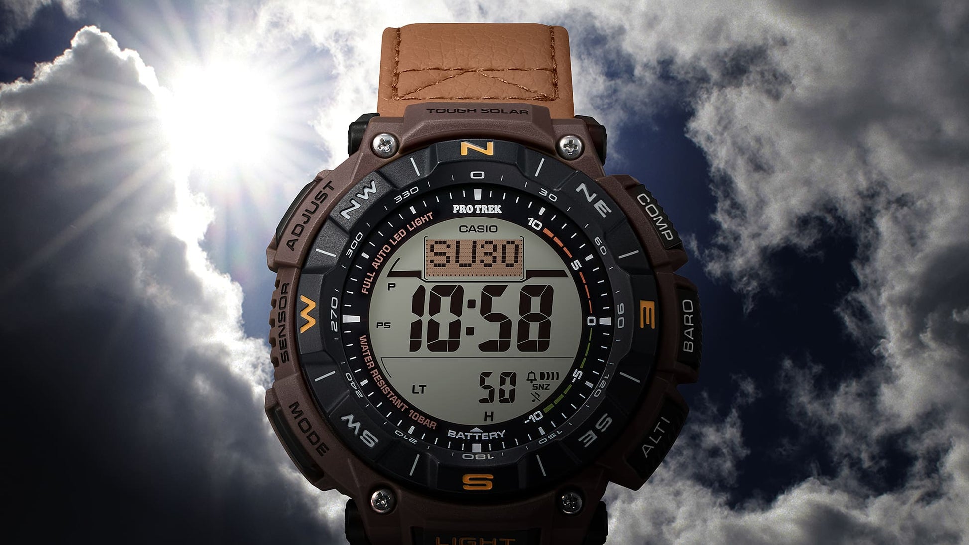 Casio PRG340L-5 | PRO TREK PRG-340 Series Black