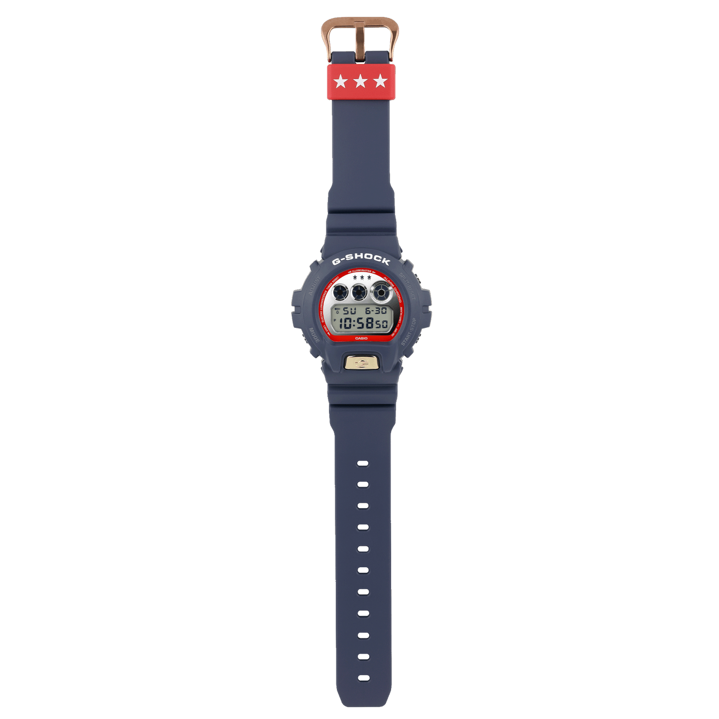 Casio DW6900US24-2 | Navy Blue Patriotic Colors Watch | Casio G-SHOCK