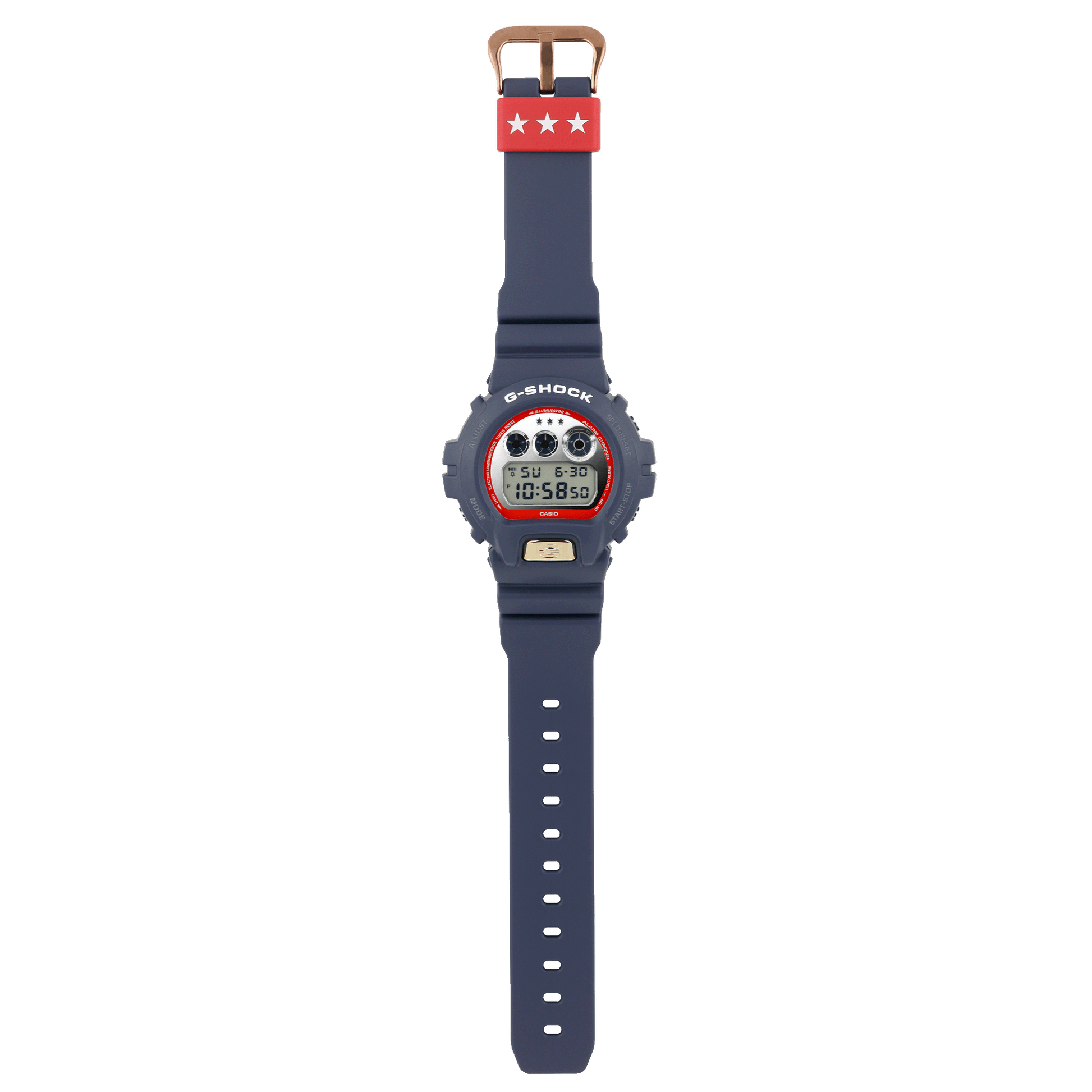 Casio DW6900US24-2 | Navy Blue Patriotic Colors Watch | Casio G-SHOCK