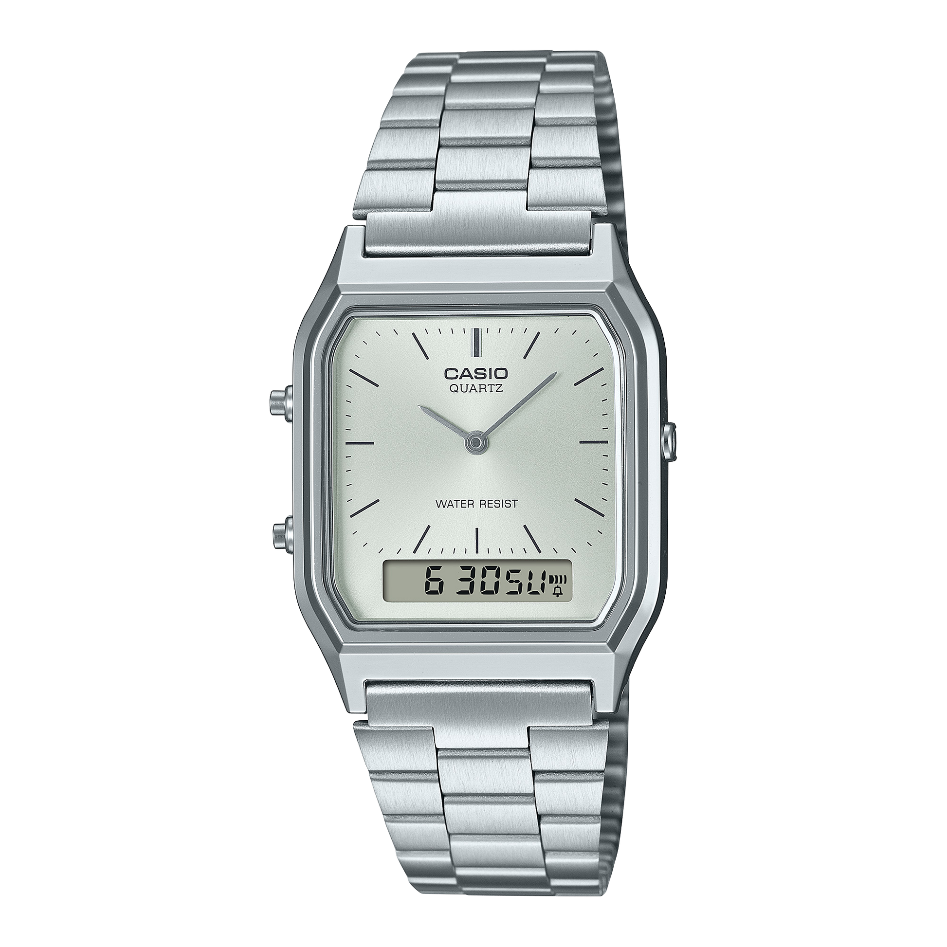 Casio AQ230A-7AVT | Vintage Silver Watch | Casio AQ230 Series | Casio
