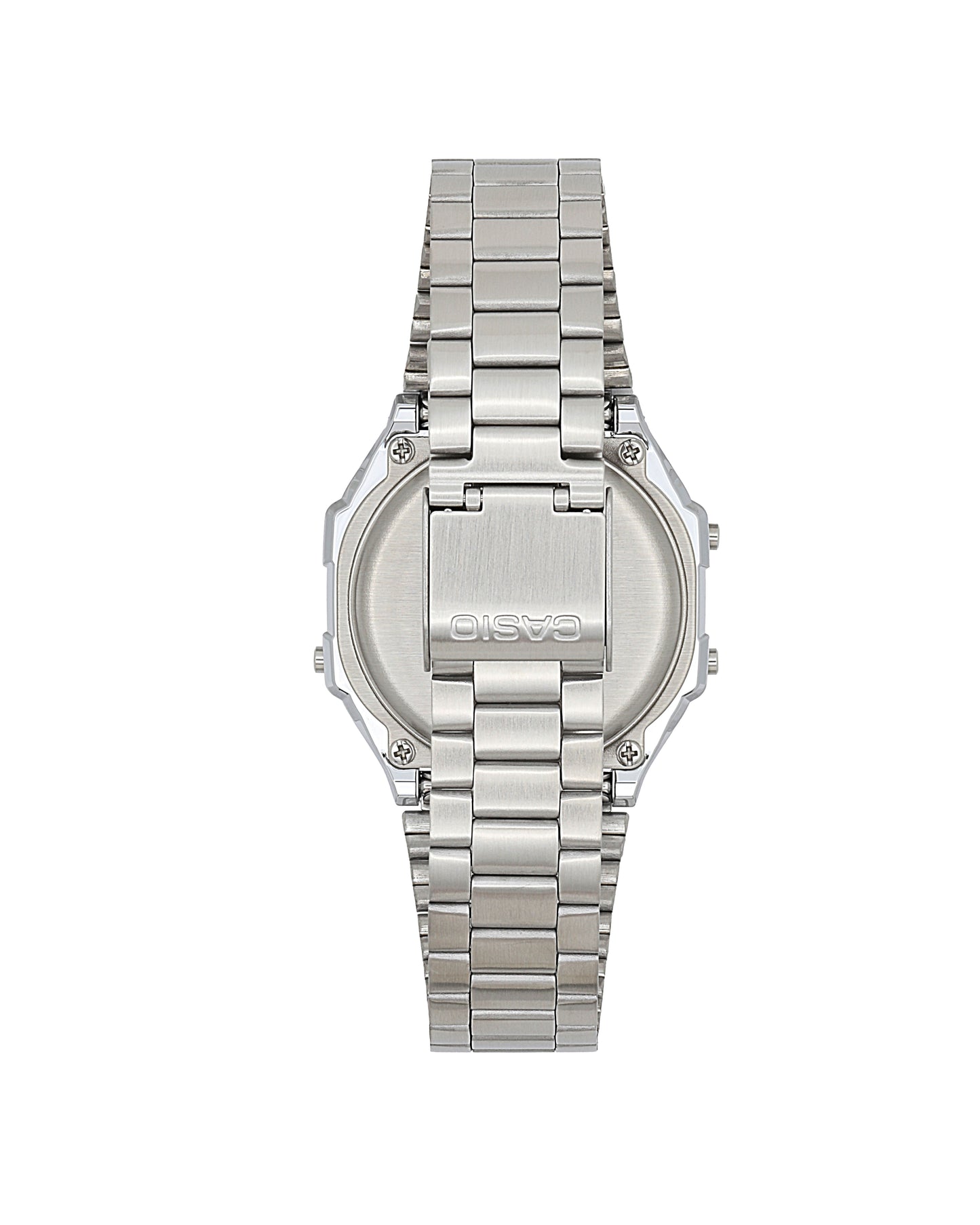 Casio A168W-1 | Vintage Silver and Black Metal Watch