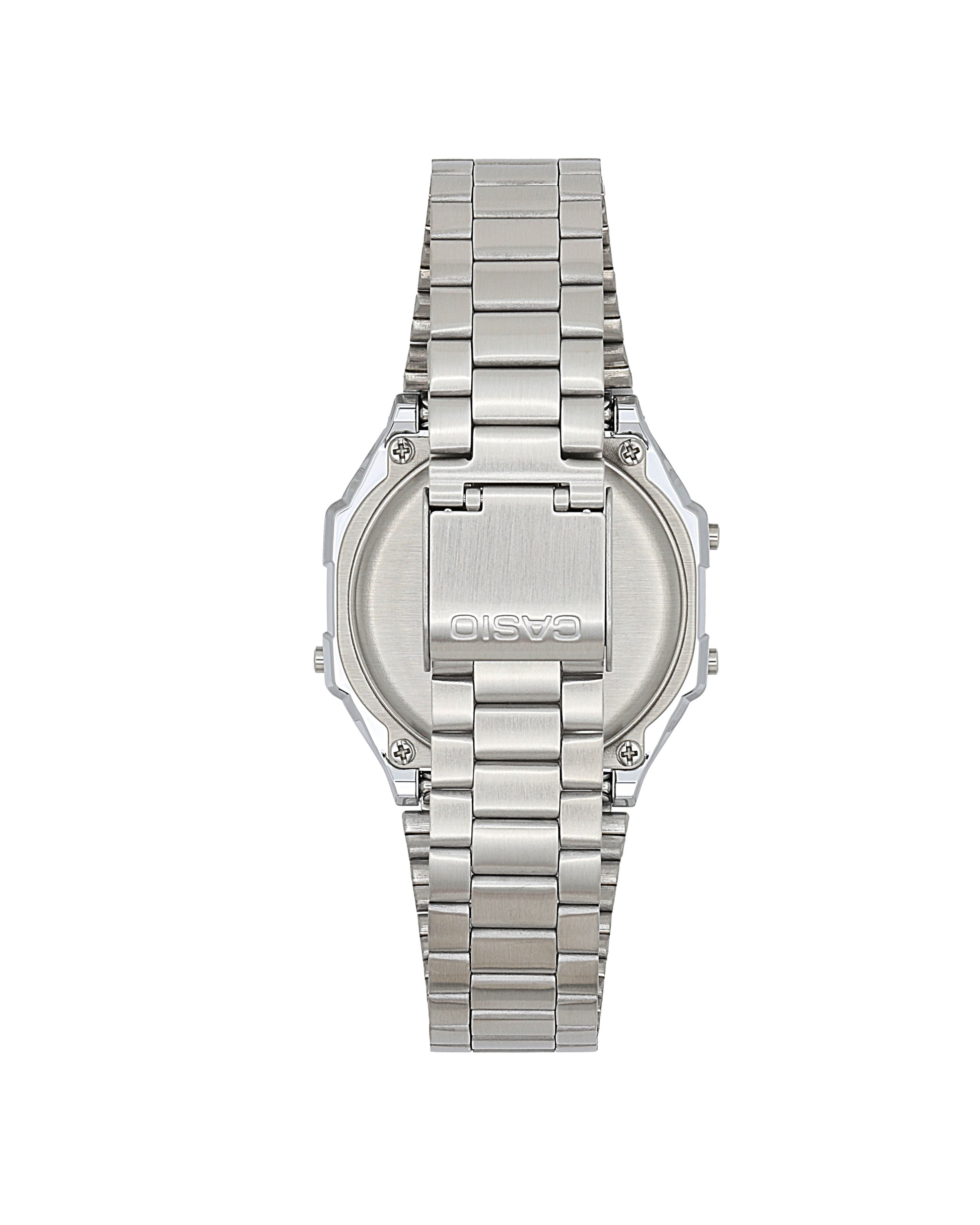 Casio A168W-1 | Vintage Silver and Black Metal Watch