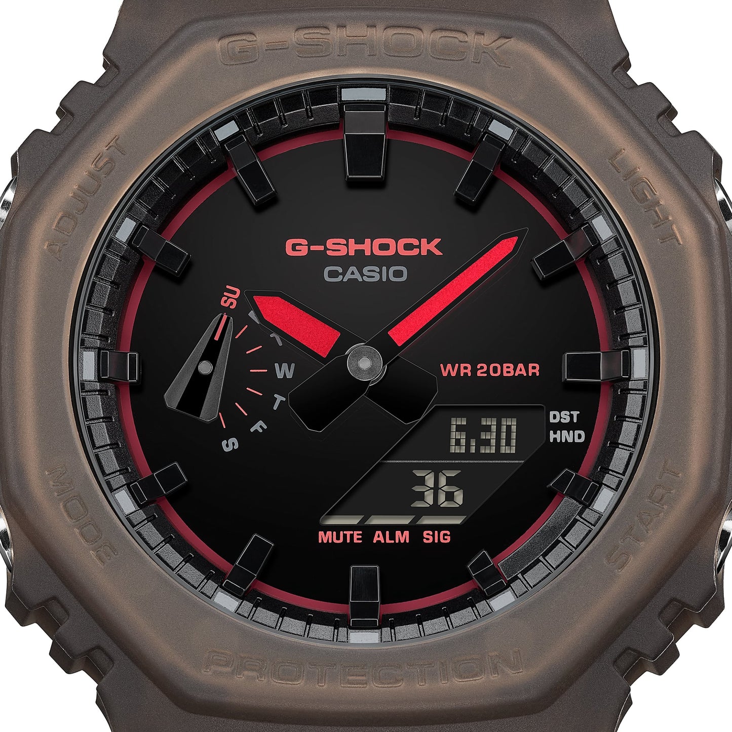 Casio GA2100K-5A | G-SHOCK ANALOG-DIGITAL Transparent color