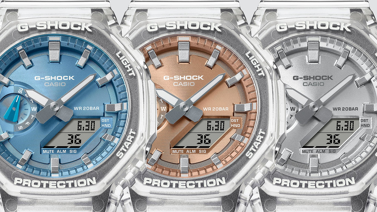 Casio GA2100BM-7A2 | G-SHOCK ANALOG-DIGITAL Transparent color