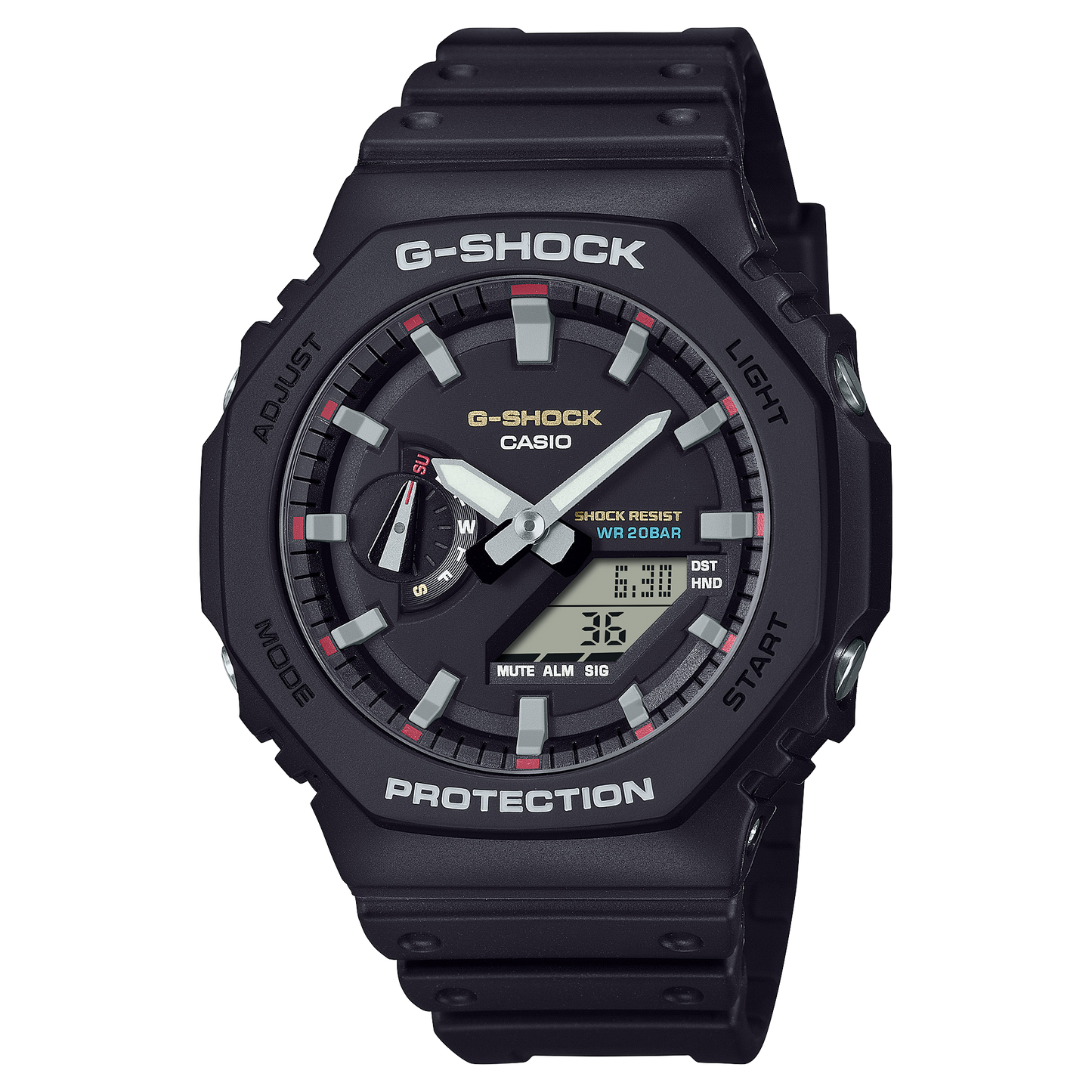 Casio GA2100RL-1A | G-SHOCK ANALOG-DIGITAL Black