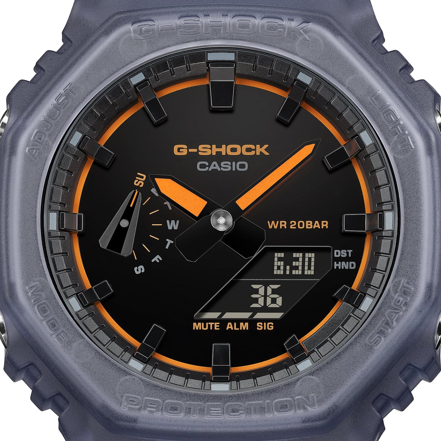 Casio GA2100K-2A | G-SHOCK ANALOG-DIGITAL Blue, Light blue