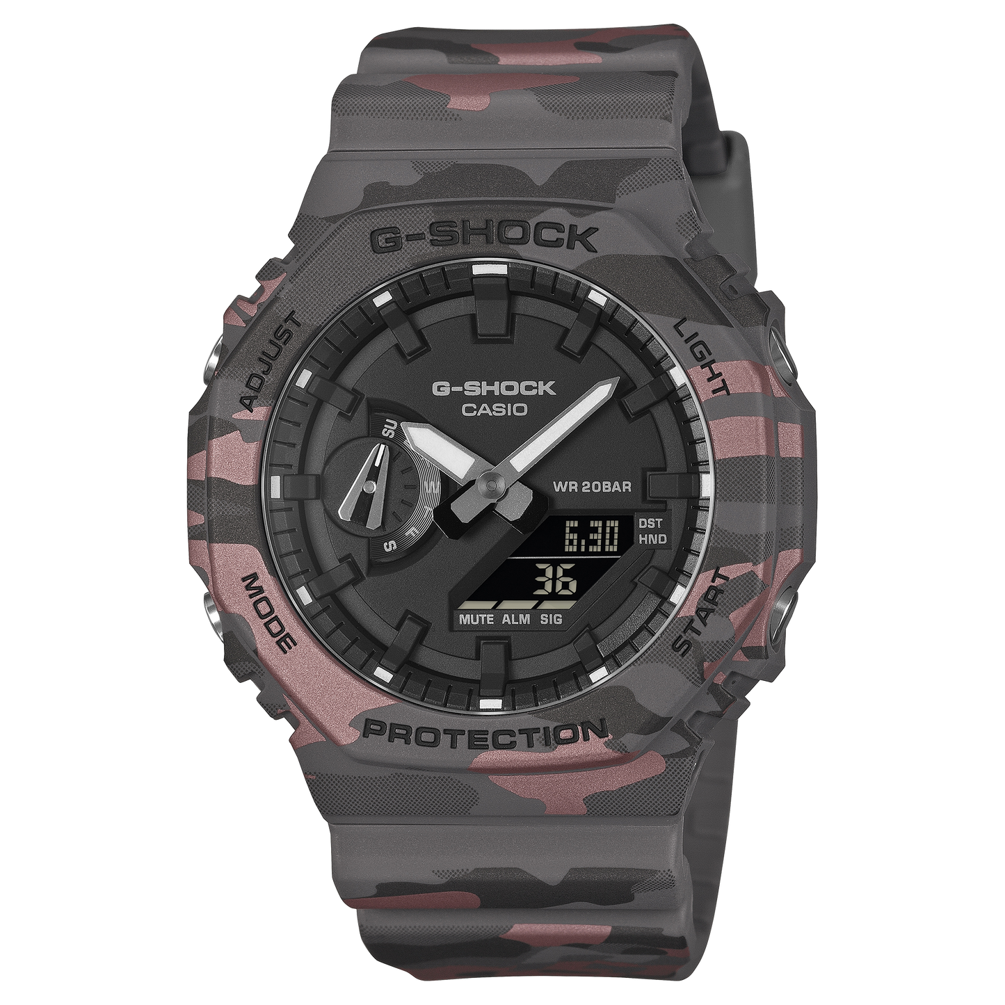 Casio GA2100CM-8A | G-SHOCK ANALOG-DIGITAL Gray