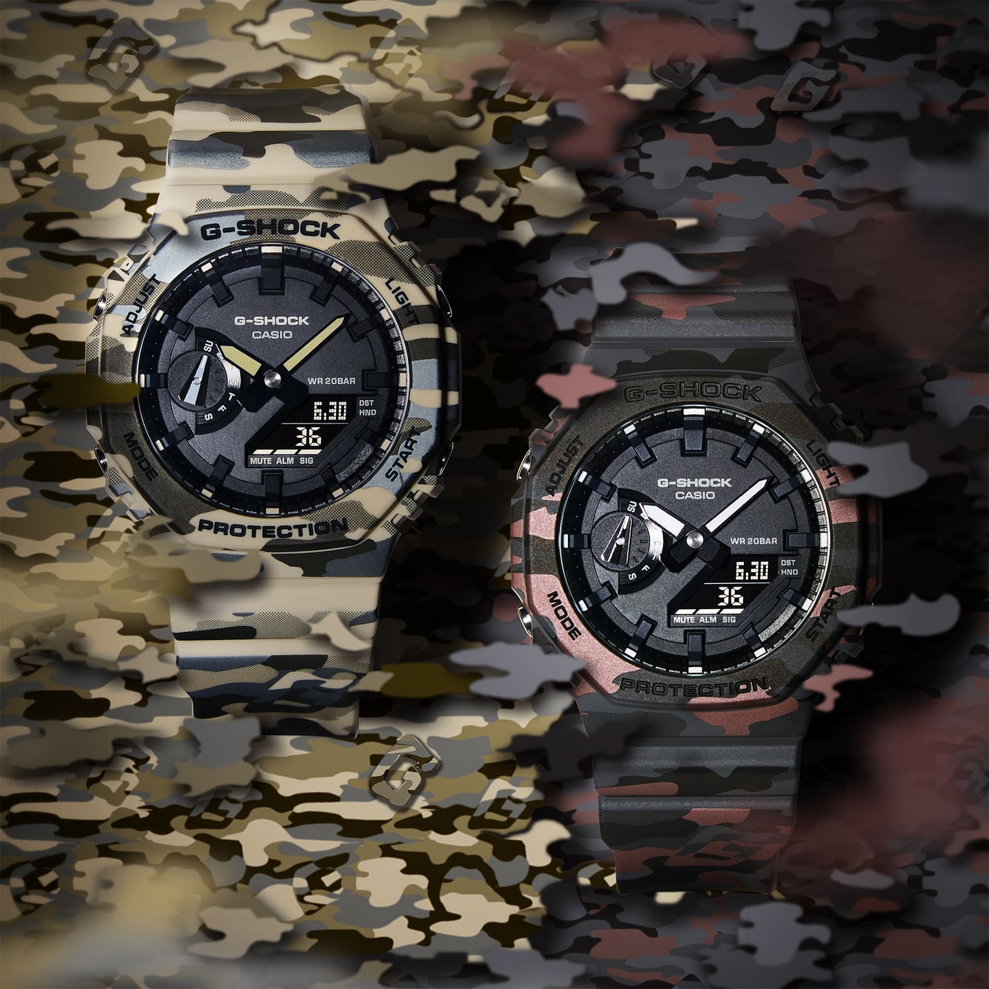 Casio GA2100CM-8A | G-SHOCK ANALOG-DIGITAL Gray