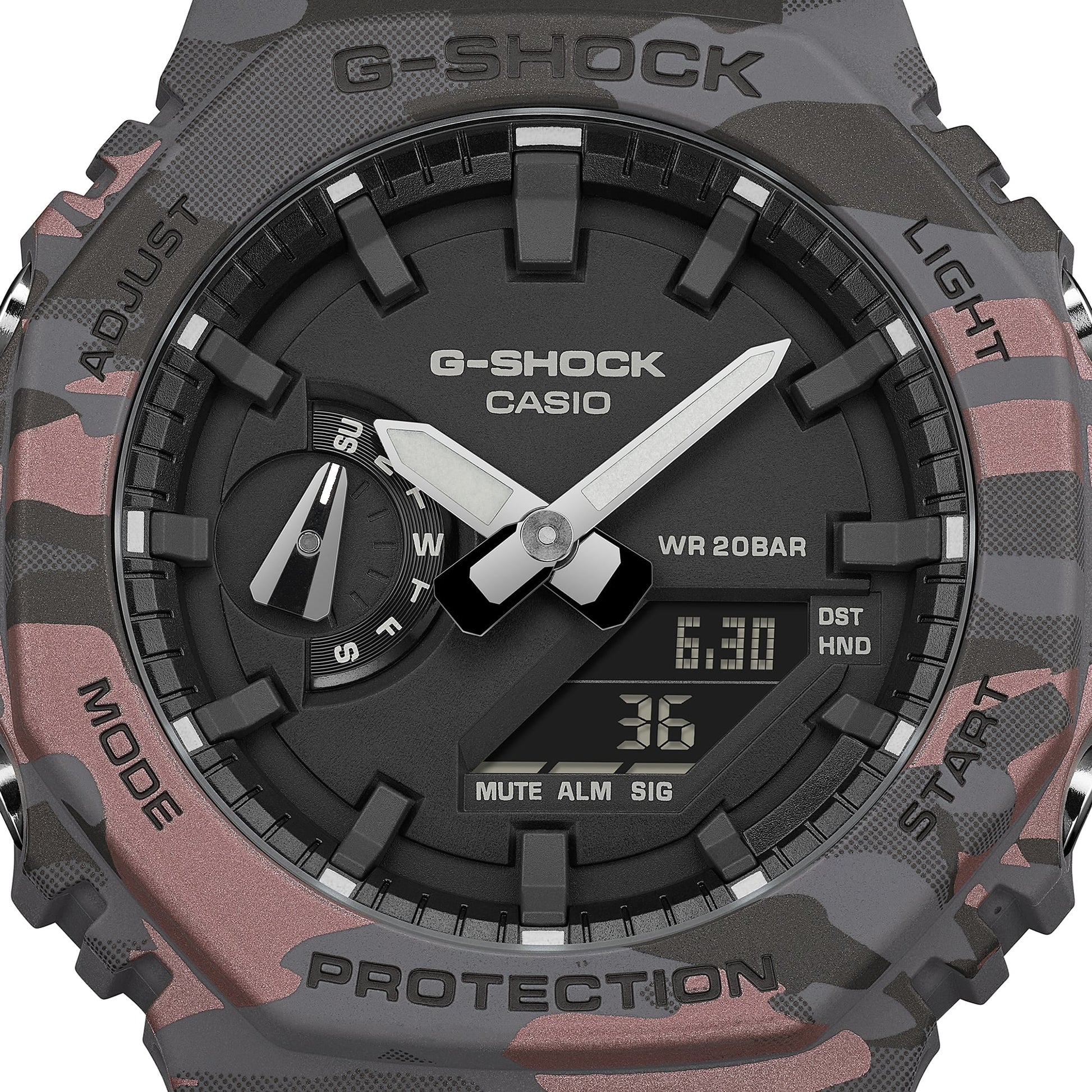 Casio GA2100CM-8A | G-SHOCK ANALOG-DIGITAL Gray